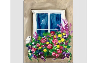 Virtual Paint Nite: Window Box Blooms
